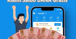 Klaim saldo DANA gratis dari game penghasil uang terbaru 2025. (Sumber: Poskota/Audie Salsabila)