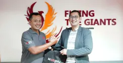 Vice President Xooply Doddi Herlambang (kiri) dan Direktur Bisnis Metranet Faisal Yusuf (kanan).