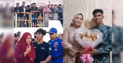 Bojes dan Lia viral, drama perpisahan di pelabuhan berujung pernikahan. (Sumber: Tangkapan layar media sosial X/@Anhy472830)