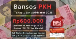 Update informasi pencairan saldo dana bansos PKH tahap 1 yang masih disalurkan hingga Maret 2025. (Sumber: Poskota/Aldi Harlanda Irawan)