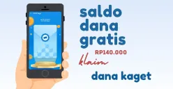 Segera klaim saldo DANA gratis Rp140.000 dari link DANA Kaget. (Sumber: Poskota/Della Amelia)