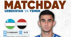 Link live streaming Uzbekistan vs Yaman di matchday 1 Grup C Piala Asia U20 2025. (Sumber: Instagram @uzbekistanfa)