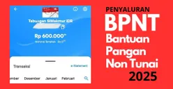 Dana Bansos Rp600.000 dari BPNT fix cair dan sudah tersedia di KKS Bank Mandiri. Ikuti cara penarikan via ATM untuk mencairkan dana bantuan sosial Anda dengan mudah. (Sumber: Poskota/Neni Nuraeni/Facebook/@JihanNabila)