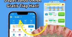 Cara dapat saldo DANA gratis Rp50.000 setiap hari. (Sumber: Poskota/Audie Salsabila)