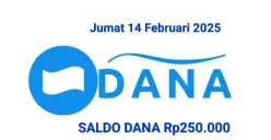 Selamat bagi Anda yang beruntung berhak klaim saldo DANA Rp250.000 masuk ke dompet elektronik.  (Sumber: Poskota/Gabriel Omar Batistuta)