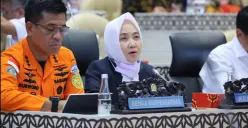 Kepala BMKG Dwikorita Karnawati menjelaskan prgoram penting yang tak terimbas efisiensi anggaran. (Sumber: Laman resmi BMKG)