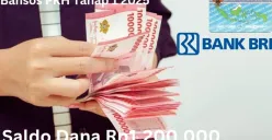 Saldo dana Rp1.200.000 dari subsidi bansos PKH tahap satu 2025 berhasil didapat oleh NIK e-KTP milik nama kamu via Rekening BRI. (Sumber: Poskota/Gabriel Omar Batistuta)