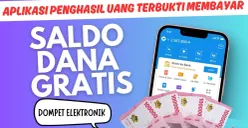 Klaim saldo DANA gratis hari ini. (Sumber: Poskota/Neni Nuraeni/DANA)