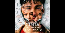 Film 'Cinta Tak Pernah Tepat Waktu' dapat Anda saksikan di seluruh bioskop Indonesia. (Sumber: Instagram/@filmctptw)