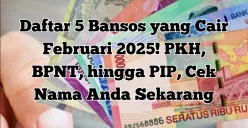 Penerima bansos PKH menerima bantuan tahap 1 Februari 2025." (Sumber: Poskota/Yusuf Sidiq)