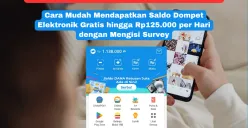 Mudah dan tanpa modal! Hanya butuh 10 menit untuk menyelesaikan satu survey. (Sumber: Poskota/Yusuf Sidiq)