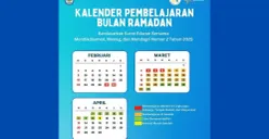 Jadwal libur dan pembelajaran selama bulan puasa 2025. (Sumber: Instagram/@cerdasberkarakter.kemdikdasmen)