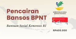 Informasi pencairan bansos BPNT 2025 sebesar Rp600.000. (Sumber: Poskota/Della Amelia)