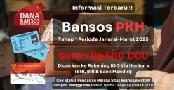 Update informasi pencairan saldo dana bansos PKH tahap 1 2025, Cek rekening KKS Himbara. (Sumber: Poskota/Aldi Harlanda Irawan)