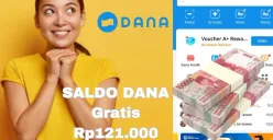 Saldo DANA Gratis Rp121.000 bisa Anda klaim tanpa aplikasi tambahan,berikut ini caranya. (Sumber: Poskota/Syania Nurul Lita Baikuni)