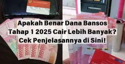 Dana bansos tahap 1 tahun 2025 cair lebih banyak? (Sumber: Facebook/Lidia Paramita Edited Insan Sujadi)