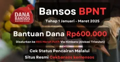 Update informasi pencairan saldo dana bansos BPNT tahap 1 2025. (Sumber: Poskota/Aldi Harlanda Irawan)