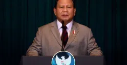 Presiden Prabowo Subianto menjadi pembicara pada sesi pembicaraan bersama Presiden Republik Indonesia dalam World Governments Summit 2025 yang dilakukan melalui konferensi video, pada Kamis, 13 Februari 2025. (Sumber: setneg.go.id)