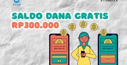 Anda berkesempatan mendapatkan saldo DANA gratis Rp300.000 tanpa aplikasi tambahan dengan cara ini. (Sumber: Poskota/Fia Afifah)