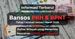 Wilayah yang menerima pencairan saldo dana bansos PKH dan BPNT tahap 1 alokasi Januari-Maret 2025. (Sumber: Poskota/Aldi Harlanda Irawan)