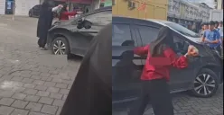 Video viral istri pergoki suami dengan selingkuhannya yang seoran ASN sedang meninggalkan hotel. (Sumber: Instagram/@riau.ig)