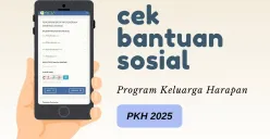 Informasi cara cek bansos PKH 2025. (Sumber: Poskota/Della Amelia)