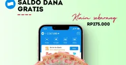 Segera klaim saldo DANA gratis Rp275.000 dari link DANA Kaget. (Sumber: Poskota/Della Amelia)