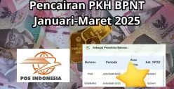 Progres pencairan bansos PKH dan BPNT Januari-Maret 2025 lewat PT Pos Indonesia. (Sumber: Poskota/Audie Salsabila)