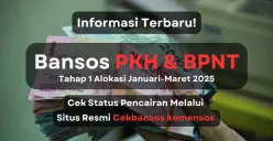 Update informasi pencairan saldo dana bansos PKH dan BPNT tahap 1 2025. (Sumber: Poskota/Aldi Harlanda Irawan)