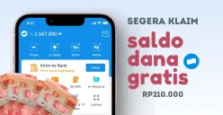 Ada saldo DANA gratis Rp210.000 yang bisa kamu klaim hari ini lewat link DANA Kaget. (Sumber: Poskota/Della Amelia)