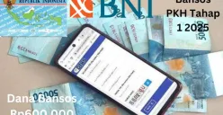 NIK e-KTP atas kepemilikan nama kamu terverifikasi mendapat dana bansos Rp600.000 dari PKH 2025 via Rekening BNI. (Sumber: Poskota/Gabriel Omar Batistuta)