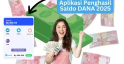 Aplikasi penghasil saldo DANA. (Sumber: Poskota/Arip Apandi)