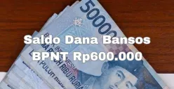 Saldo dana bansos BPNT tahap satu Rp600.000 berhasil cair melalui Bank BRI, KPM cek informasi selengkapnya di sini. 
 (Sumber: Poskota/Syania Nurul Lita Baikuni)