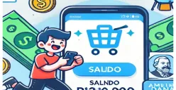 ilustrasi mendapatkan saldo gratis dari fitur DANA Kaget (Sumber: DANA)