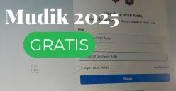 Ini link pendaftaran untuk bisa mengikuti program mudik gratis. (Sumber: Poskota/Huriyyatul Wardah)