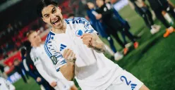 Ekspresi Kevin Diks seusai membawa FC Copenhagen meraih kemenangan atas FC Heidenheim di ajang Europa League. (Sumber: Instagram @fc_kobenhavn)