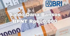 Saldo dana bansos Rp600.000 berhasil masuk rekening BRI KPM ini dari BPNT tahap satu 2025. (Sumber: Poskota/Syania Nurul Lita Baikuni)