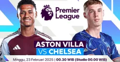 Link live streaming Aston Villa vs Chelsea. (Sumber: Vidio)