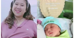 Kiky Saputri membagikan momen bahagia saat melahirkan putri pertamanya yang diberi nama Kayesha Nadha Khairi. (Sumber: Instagram Kiky Saputri)