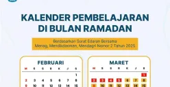 Jadwal libur untuk anak-anak sekolah. (Sumber: Instagram/ditjen.paud.dikdasmen)