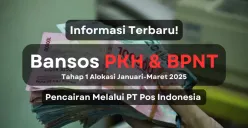 Surat undangan pencairan dana bansos PKH dan BPNT tahap 1 melalui PT Pos Indonesia sudah mulai didistribusikan. (Sumber: Poskota/Aldi Harlanda Irawan)