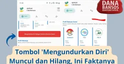 Fakta tombol 'Mengundurkan Diri' di aplikasi Cek Bansos. (Sumber: Facebook/@jihannabila)