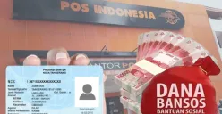 Saldo dana bansos PKH Rp600.000 yang cair lewat Kantor Pos diberikan pada pemilik NIK e-KTP terdata. (Sumber: Poskota/edited by Syifa Luthfiyah)