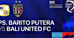 Link live streaming Barito Putera vs Bali United.