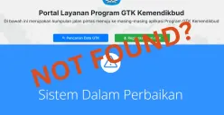 Tips mengatasi info GTK yang tidak muncul di Google. (Sumber: Tangkapan Layar Kemendikbud)