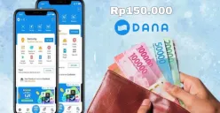 Cara klaim aplikasi penghasil saldo DANA Gratis Rp150.000 masuk dompet elektronik. (Sumber: Poskota/Syania Nurul Lita Baikuni)