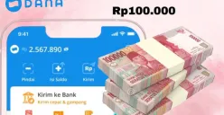 Tips mudah hasilkan saldo DANA Gratis Rp100.000. (Sumber: Poskota/Syania Nurul Lita Baikuni)