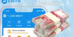 Cara klaim saldo DANA Gratis Rp138.000 secara praktis melalui Hp masuk dompet elektronik. (Sumber: Poskota/Syania Nurul Lita Baikuni.)