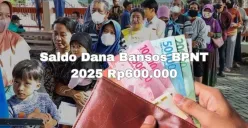 Saldo dana Rp600.000 dari bansos BPNT tahap satu siap cair melalui Kantor Pos. (Sumber: Poskota/Syania Nurul Lita Baikuni)