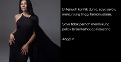 Anggun C Sasmi memberikan klarifikasi setelah dituding menjadi pendukung Zionisme. (Sumber: X/@anggun_cipta)